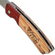 Nóż składany Martinez Albainox Bear Zebra Wood, Satin 3Cr13Mov (25079GR622)