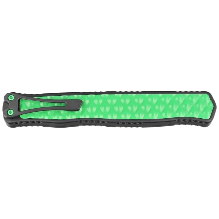 Heretic Knife Cleric II T/E Toxic Green/Black Aluminium, Black DLC MagnaCut by Tony Marfione Jr.