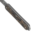 Fox Vulpis 130 LE No 115/250 Dark Matter Fat Carbon, Super Clean Damascus by Balbach Damast Pocket Knife (FX-VPDAM130 DMGO)