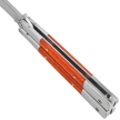 Third Decor Habitat Balisong Palisander Wood/Stainless Steel, Satin 420 Butterfly Knife (K2095)
