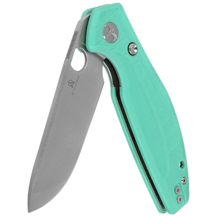 Nóż składany Bestechman Angry Owl Aqua G10, Satin/Stonewashed D2 by Keanu Alfaro (BMK12B-1)