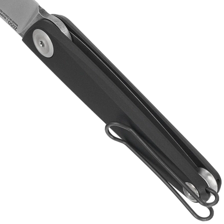 Nóż składany ANV Z050 BB Black Aluminium, Stonewashed Sleipner (ANVZ050-007)