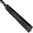 Third Decor Habitat Balisong Black Stainless Steel, Two-Tone 420 Butterfly Knife (K2098)