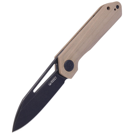 Nóż składany Kubey Royal Tan G10, Dark Stonewashed D2 by Colin Maisonpierre (KU321E)