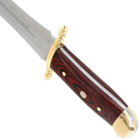 Podenquero-M Pakka Wood, Satin X50CrMoV15 knife