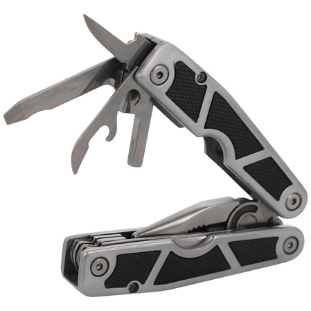 MultiTool Herbertz Rubber / Aluminum, Satin, 9 bits (108100)