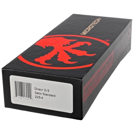 Microtech Dirac D/E OTF Knife Black Aluminum, Satin M390 by Tony Marfione (225-4)