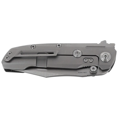 Nóż składany Reate District 9 V2 Bead Blast Titanium/Carbon Fiber, Satin 154CM (9D-V2 TBB SAT)