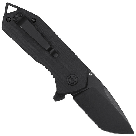 Nóż składany Kubey Campe Black G10, Dark Stonewashed D2 (KU203J)