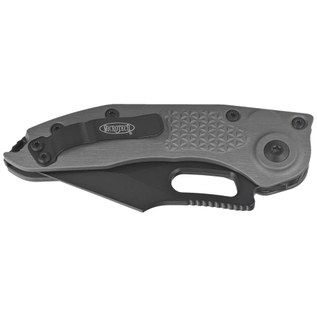 Nóż automatyczny Microtech Stitch-A S/E Natural Clear Aluminium, Black M390MK by Borka Blades and Tony Marfione (169-1NC)