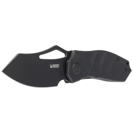 Nóż składany Kubey Ceyx Black G10, Blackwashed D2 (KU335D)