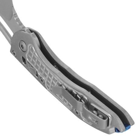 Nóż składany Microtech Marfione Select Stitch Ram-Lok S/E Frag Titanium, Double Vapor Blast HW, Stonewashed M390MK by Borka Blades and Tony Marfione (169RL-10FRMS2)