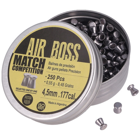 Apolo Air Boss Match Competition AirGun Pellets .177/4.5 mm, 250 pcs 0.55g/8.48gr (30301)