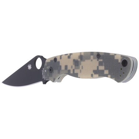 Spyderco Para Military 2 G-10 Camo, Black Blade (C81GPCMOBK2)