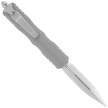 Microtech Dirac D/E OTF Knife Natural Clear Aluminum, Stonewashed M390 by Tony Marfione (225-10NC)