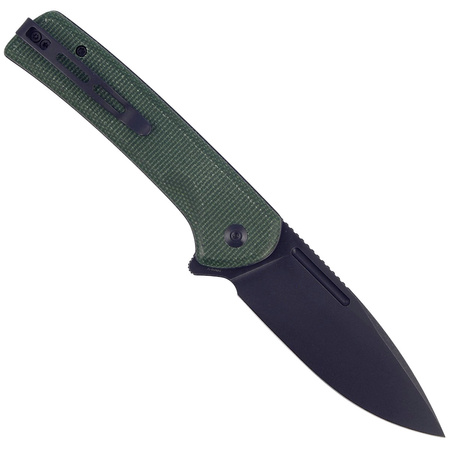 Civivi Knife Conspirator Green Micarta, Black Stonewashed (C21006-2)