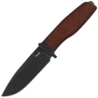 LionSteel Acha Knife Natural Burlap Micarta, Black Stonewashed M390 by Molletta (AH B BLN)