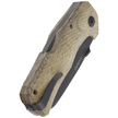 LionSteel TM1B Brown Micarta, Black Sleipner by Molletta knife (TM1B CVG)