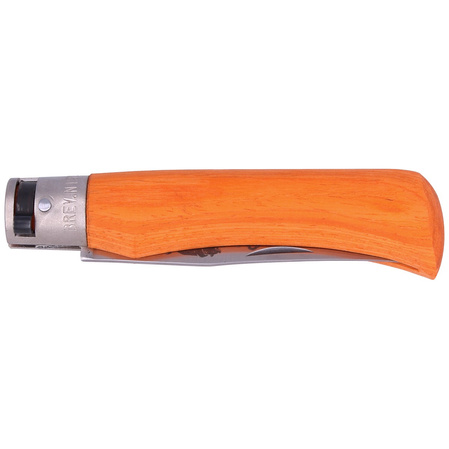 Antonini Old Bear Laminated Orange Wood, Satin Stainless knife (9307/21_MOK)