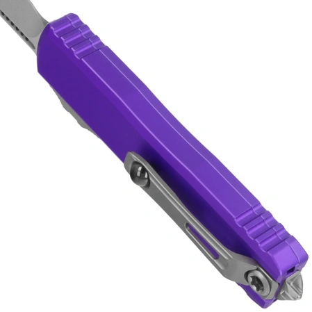 Nóż automatyczny OTF Microtech UTX-85 Gen IV S/E Purple Aluminium, Stonewashed M390MK by Tony Marfione (12314-10PU)