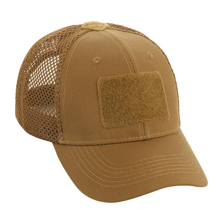 M-Tac Mesh Flex Rip-Stop Cap with Velcro, Coyote Brown L/XL (40570017-58)