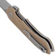 Bestech Torpedo Knife Beige G10, Stonewashed / Satin D2 (BG17B-1)