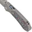 Remette RT-Meteor Knife Gray Titanium/Nebula Carbon Fiber, Pearlescent M390 (RTPT-A )