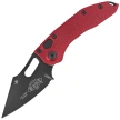 Microtech Stitch-A S/E Knife Merlot Aluminum, Black M390 by Borka Blades and Tony Marfione (169-1MR)