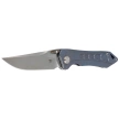 Nóż składany Bestech Supersonic Blue Titanium, Stonewashed / Satin CPM S35VN (BT1908B)