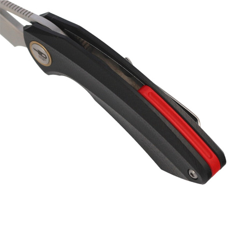 Bestech Bihai Black G10, Stonewashed/Satin 14C28N by Ostap Hel Knife (BG53A-1)