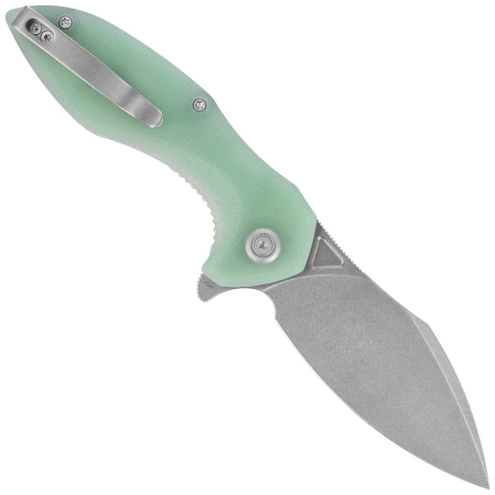 Kubey Nobel Knife Jade G10, Beadblasted 14C26N (KU236M)