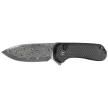 Nóż składany Civivi Button Lock Elementum II Carbon Fiber/Black G10, Damascus (C18062PB-DS1)