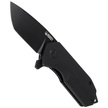 Kubey Campe KU203J Knife Black G10, Dark Stonewashed D2