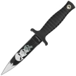 Martinez Albainox 3D Skull Boot Knife Black ABS, Black 3Cr13Mov (32617)