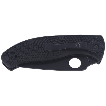 Nóż składany Spyderco Tenacious Lightweight Black FRN, Black 8Cr13MoV by Eric Glesser (C122PBBK)