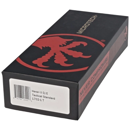 Microtech Hera II D/E OTF Knife Black Aluminum, Tactical M390MK by Tony and Sean Marfione (1702-1T)