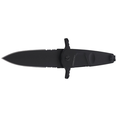 Extrema Ratio BD2 Contractor Black Aluminum Knife, Black MIL-C N690 (04.1000.0229/BLK)