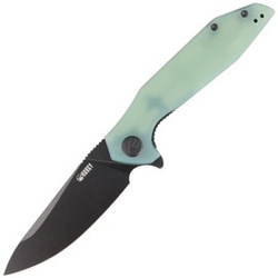 Kubey Nova LL KU117G Knife Jade G10, Blackwashed D2