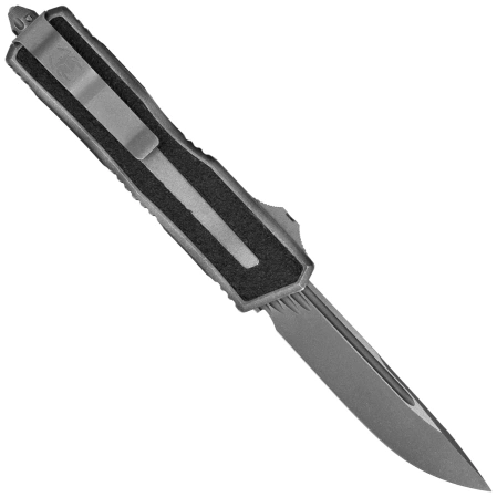 Nóż automatyczny OTF Microtech Scarab II Gen III S/E Weathered Metal Aluminium, Apocalyptic M390MK by Tony Marfione (1278-10APWME)