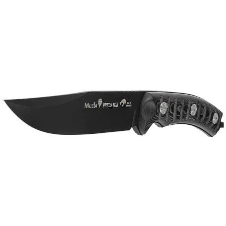 Nóż Muela Predator-14N Black Micarta, Black PTFE X50CrMoV15