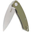 Kubey Knife Leaf Green G10, Bead Blasted AUS-10 by Tiguass (KU333E)