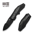 Nóż składany WeKnife Coral Black Titanium/Aluminium Foil Carbon Fiber, Black Stonewashed CPM 20CV by Gustavo T. Cecchini (WE24044-1)