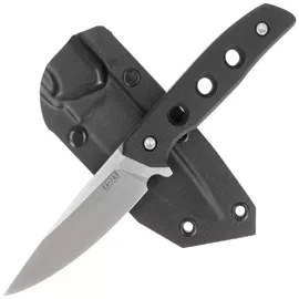 Za-Pas Knives Ambro Black G10, Satin D2 (AM-SAT-G10-BL)