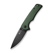 Sencut Praktisk Green Canvas Micarta, Black 9Cr18MoV (S24019-3)