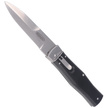 Nóż sprężynowy Mikov Predator Black ABS, Stonewashed N690 (241-BH-1/STN/KLIP)