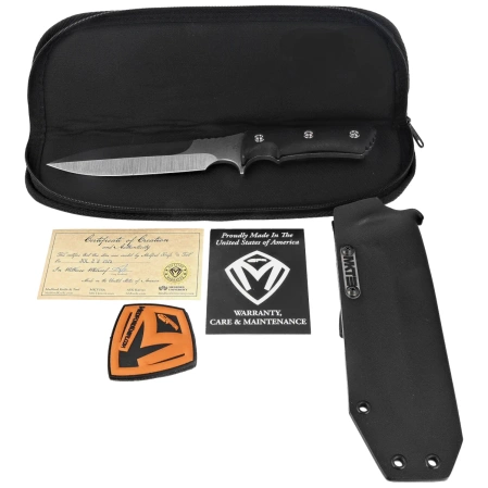 Medford Jungle Fighter Pro Series Knife Black G10, Std HW, Tumbled CPM 3V by Greg Medford (MK0663TQ-08KB-SPQ3-Q4)