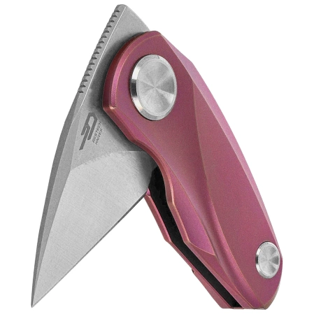 Nóż składany Bestech Tulip Frame Lock Purple Titanium, Stonewashed / Satin M390 by Ostap Hel (BT1913C)