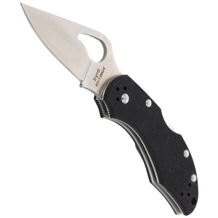 Spyderco Byrd Robin 2 G-10 Black, PlainEdge (BY10GP2)