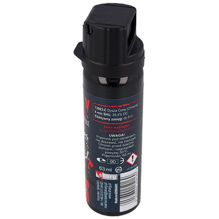 Sharg Grizzly Gel Pepper Spray 4 mln SHU, 26.4% OC 63 ml - Cone (13063-C)