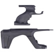 Pistol grip with flask for PCP Reximex RP air rifle, Black